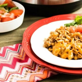 Instant Pot Cheesy Taco Pasta