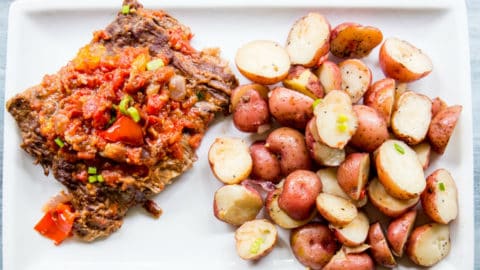 One Pot Instant Pot Swiss Steak and Potatoes Recipe