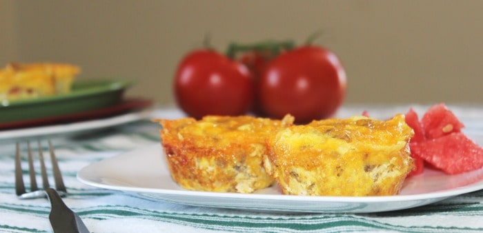 Sausage Egg Omelets In Muffin Tin Recipe To Kick Start Your Morning - Perfect to Re-Heat for a Quick Morning Breakfast on the Go!