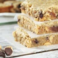 Peanut Butter Blondie Brownies