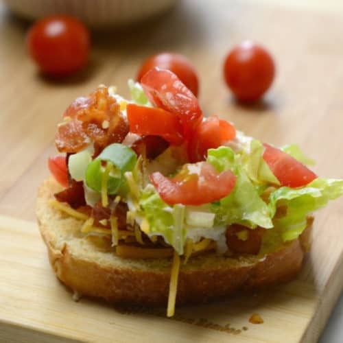 BLT Dip Recipe Bacon, Lettuce, Tomato Dip With Video • Bake Me Some Sugar