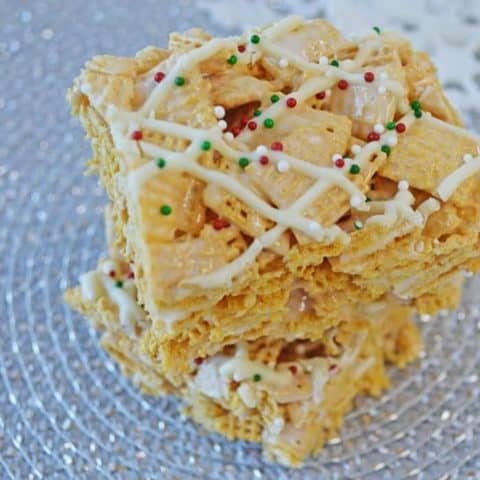 White Chocolate Chex Squares