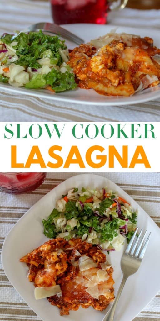 Slow Cooker Lasagna With No Boil Noodles | With Video!