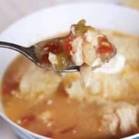 Slow Cooker Chicken Tortilla Soup | With Video For How to Make
