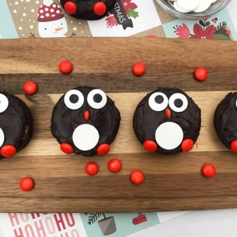 penguin brownies