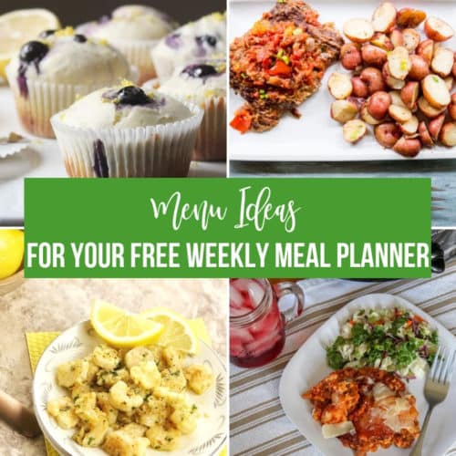 FREE Printable Weekly Meal Planner - Bake Me Some Sugar