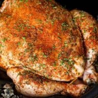 Slow Cooker Whole Chicken & Gravy