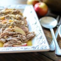 Slow Cooker Apple Pork Roast