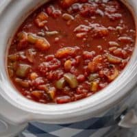 Slow Cooker Vegetarian Chili - Slow Cooker Gourmet