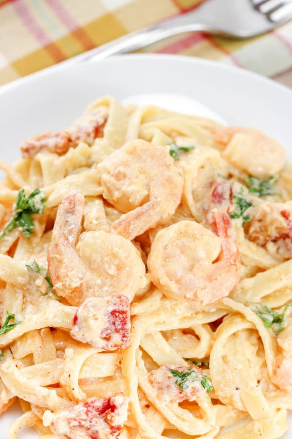 creamy shrimp pasta