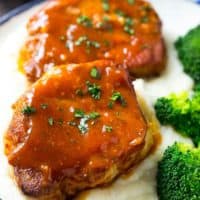 Honey Garlic Pork Chops (Slow Cooker) - Dinner at the Zoo