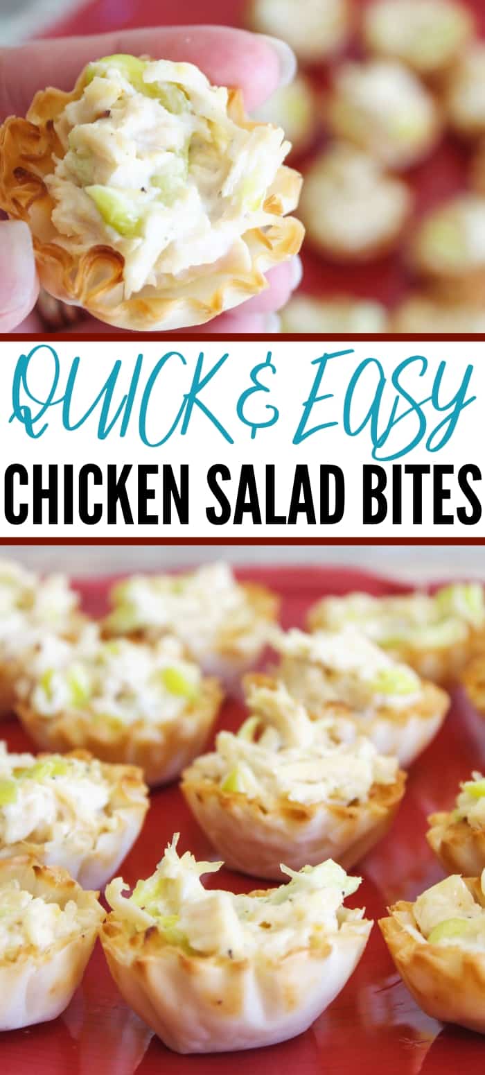 chicken salad bites