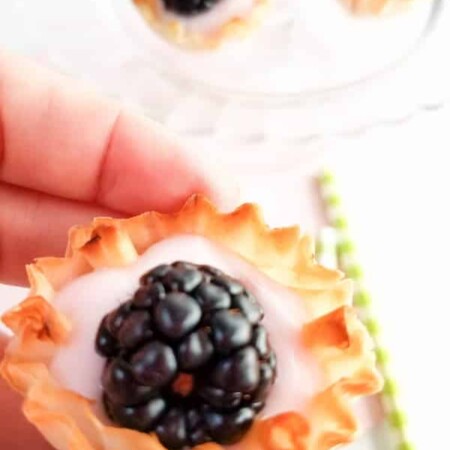 blackberry fruit tarts