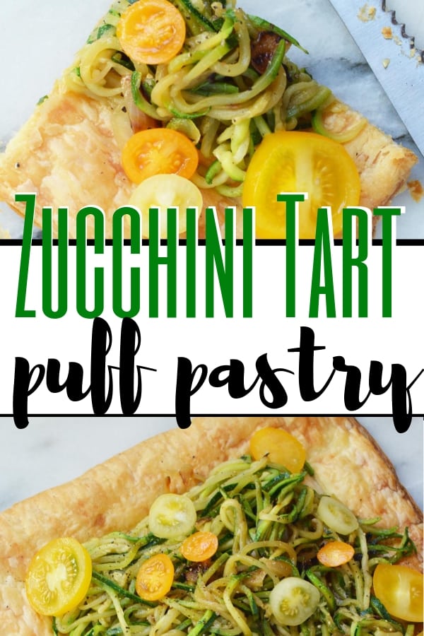 easy zucchini tart image