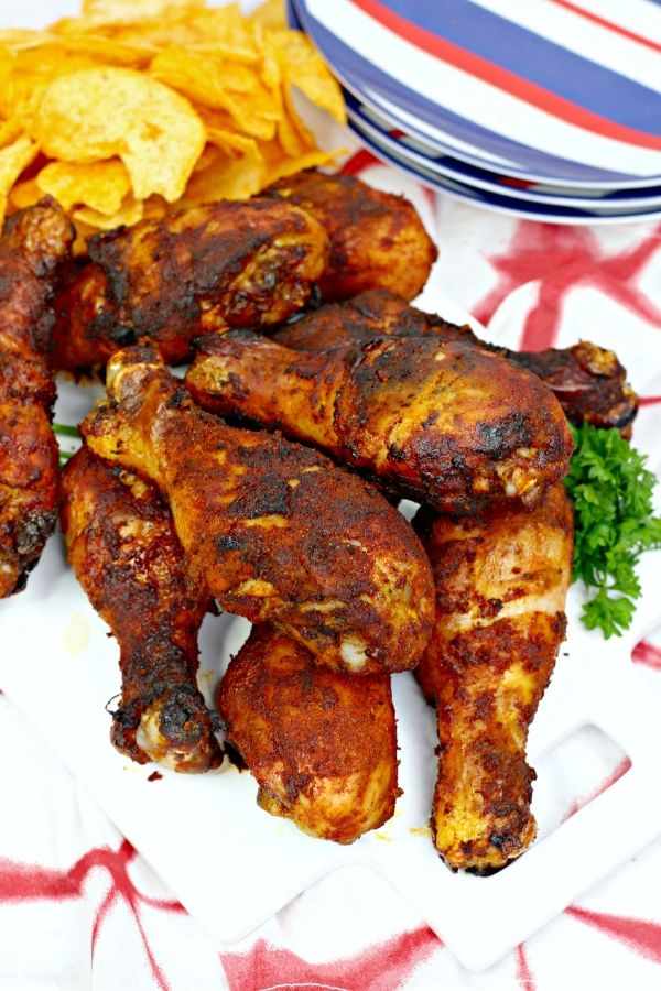 Barbecue Rubbed Grilled Chicken