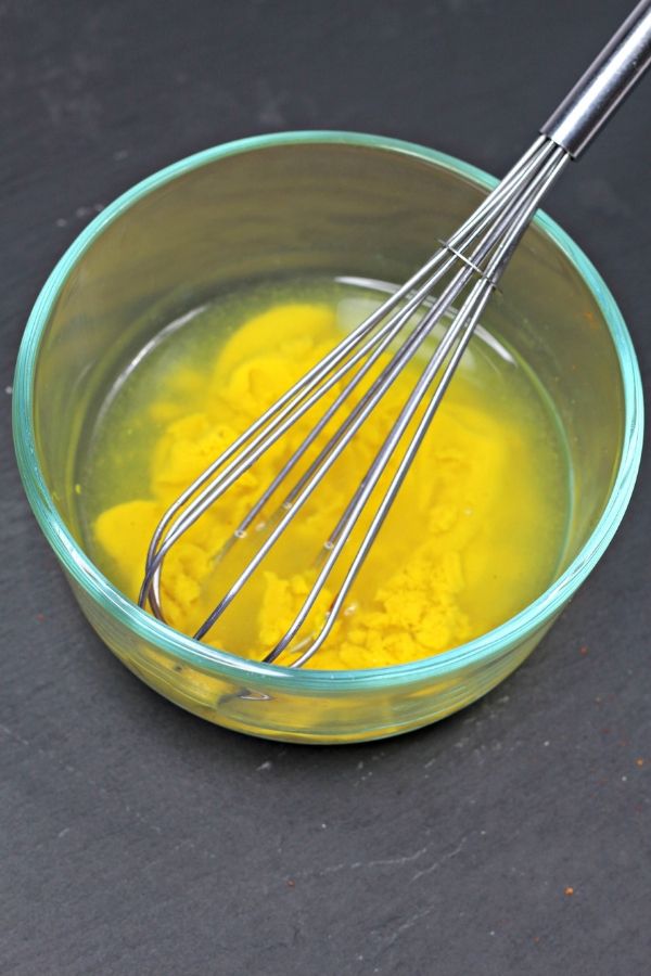 vinegar and mustard in a bowl 