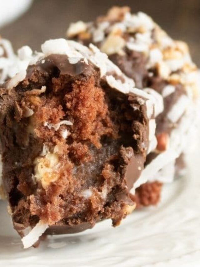 German Chocolate Cake Balls Recipe Story