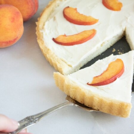 tarte peach slice