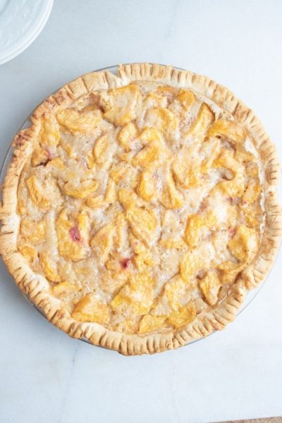 The Best Fresh Peach Pie Recipe - Bake Me Some Sugar