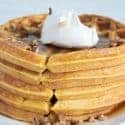 pumpkin belgian waffles