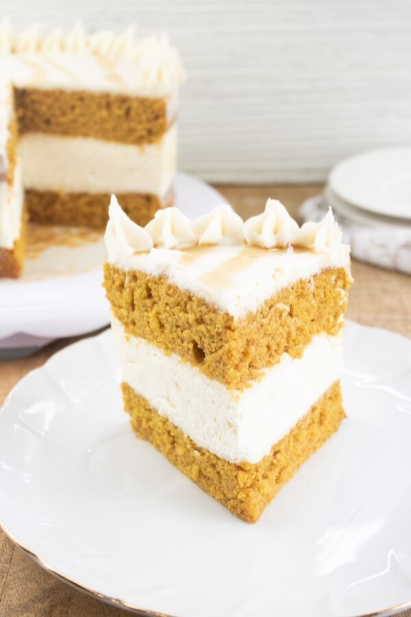 layered pumpkin cheesecake