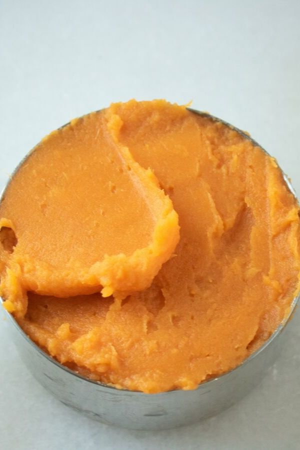 Sweet Potato Cheesecake that is made in the Instant Pot. This sweet potato cheesecake is thick, fluffy, and downright delicious. #sweetpotato #puree #cheesecake #instantpot #pressurecooker #fall #holiday #party #dessert #recipe #cheesecakerecipe #best sweet potato recipes