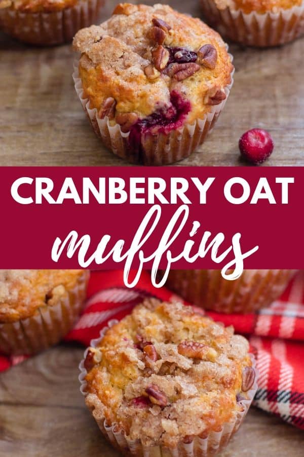 Cranberry Muffins with Walnuts and Oats • Bake Me Some Sugar