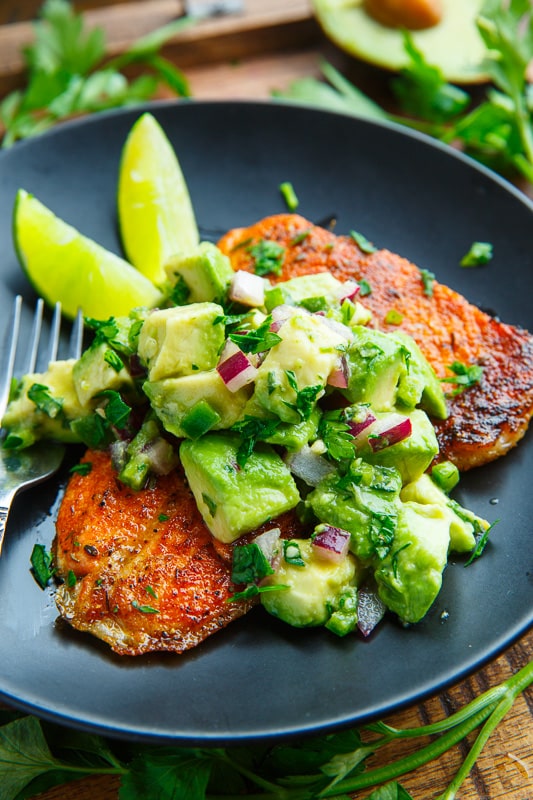 salmon keto dinner idea