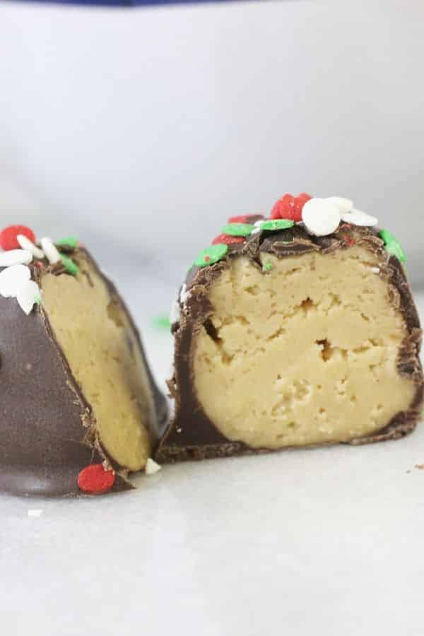 chocolate covered peanut butter balls