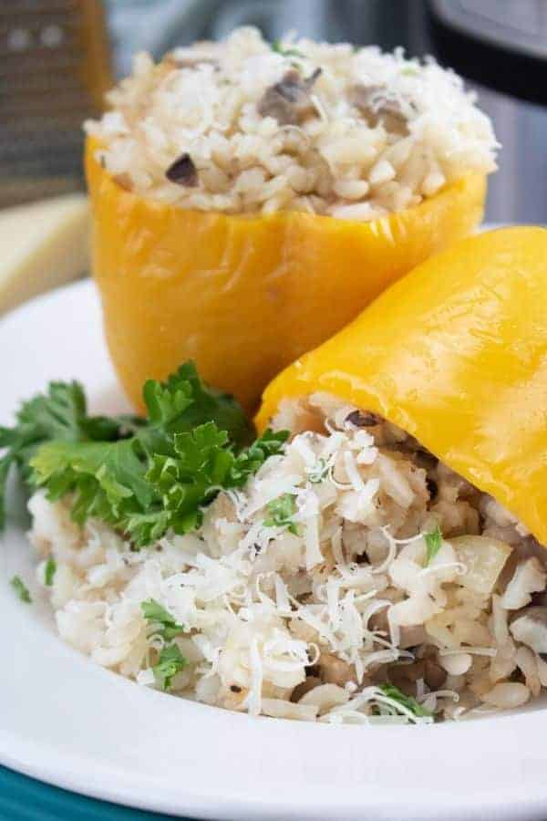 risotto stuffed peppers