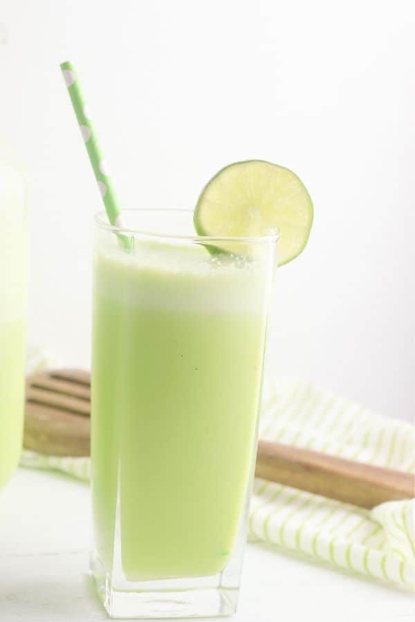 limeade in a glass 