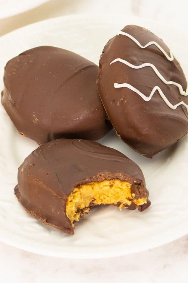 The Best Peanut Butter Eggs - Reese's Eggs Copycat - Bake Me Some Sugar