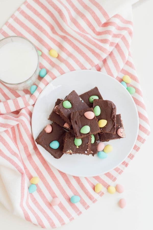 homemade fudge with sweetened condensed milk