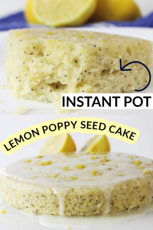 instant pot lemon poppy seed cake