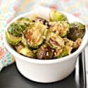 roasted brussel sprouts with parmesan