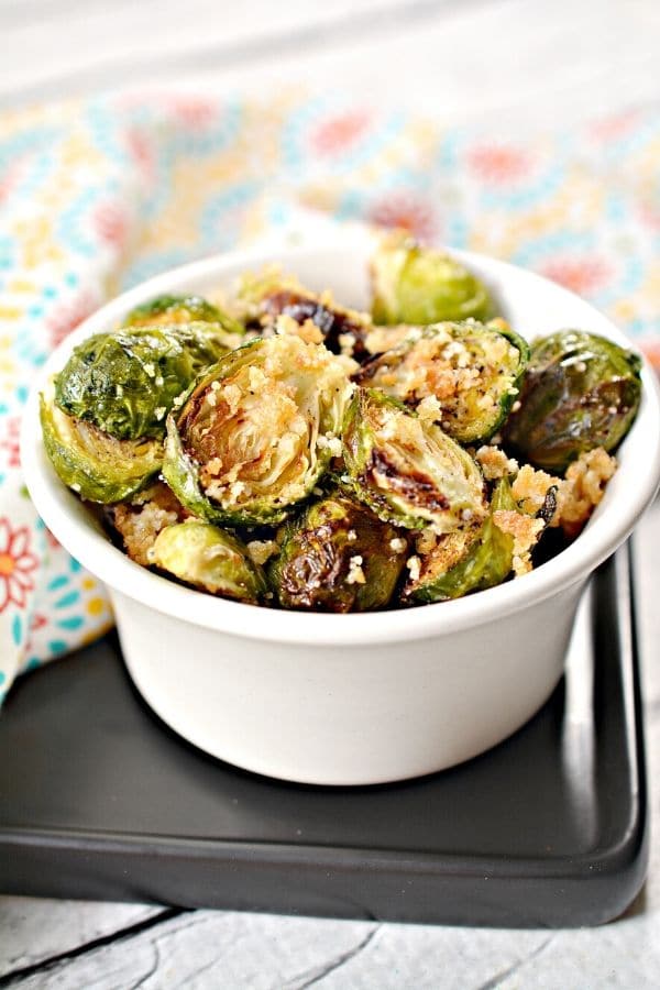 roasted brussel sprouts with parmesan