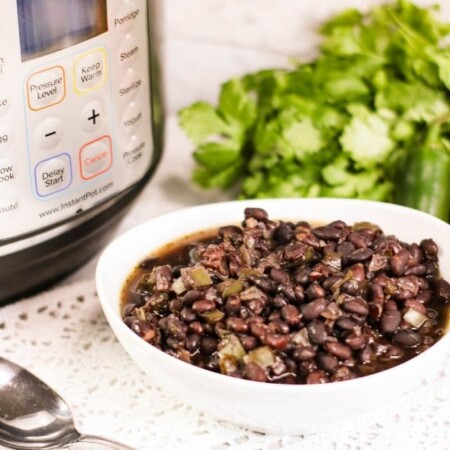 No Soak Instant Pot Cuban Black Beans Recipe • Bake Me Some Sugar