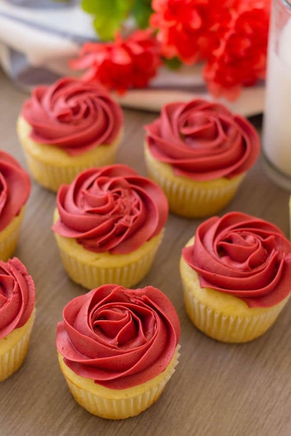 Easy Lemon Cupcakes with Buttercream Frosting - Bake Me Some Sugar