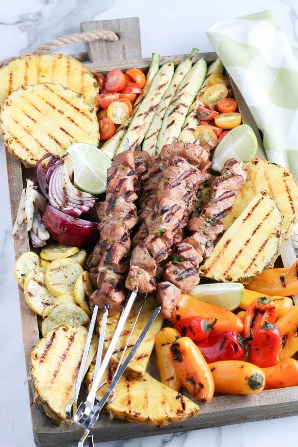 grilled chicken kabobs