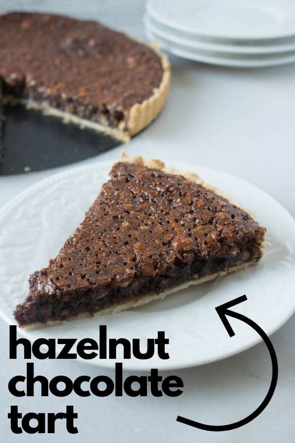 hazelnut chocolate tart