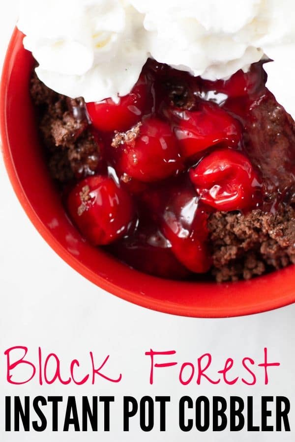 Instant Pot Cherry Cobbler Recipe - Shugary Sweets