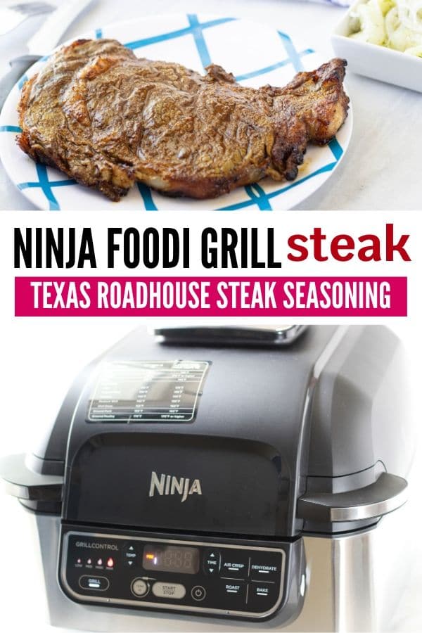 Ninja Grilled Ribeye Steak - Girls Can Grill