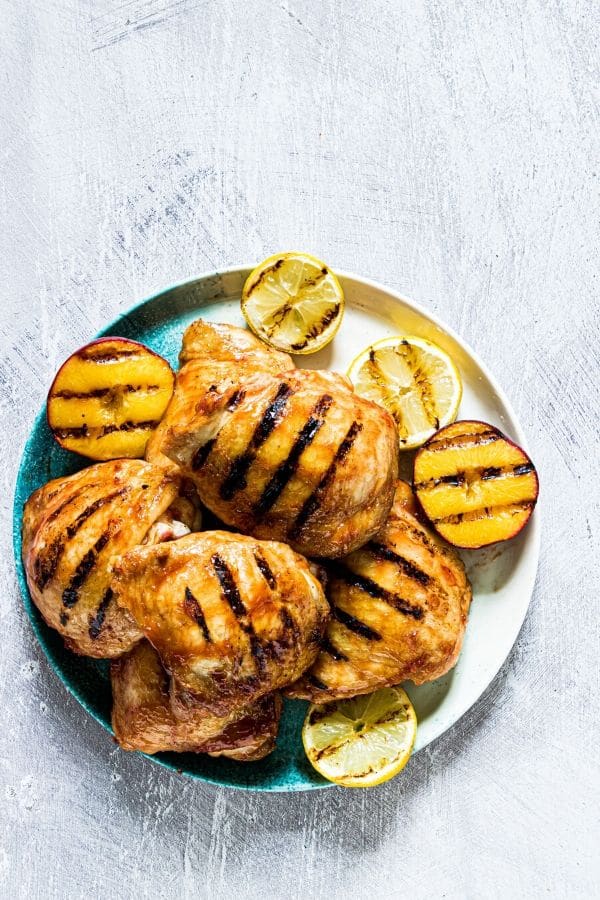 barbecue peach chicken