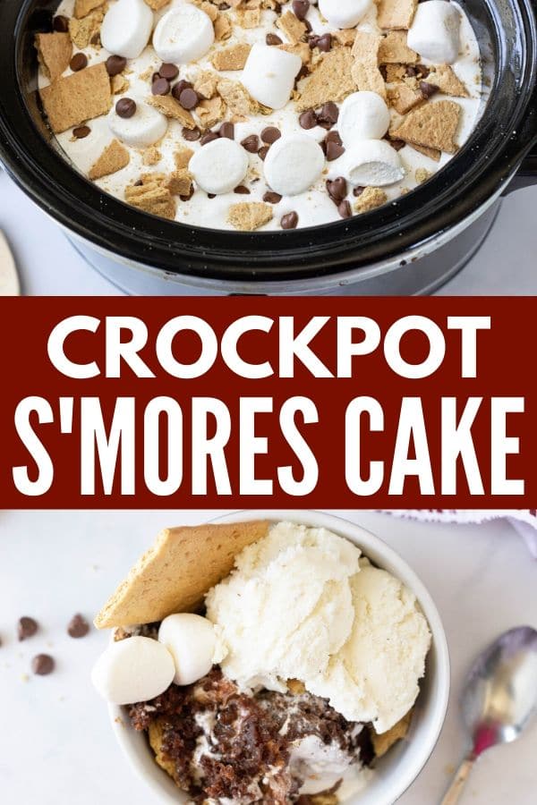 crockpot s mores cake