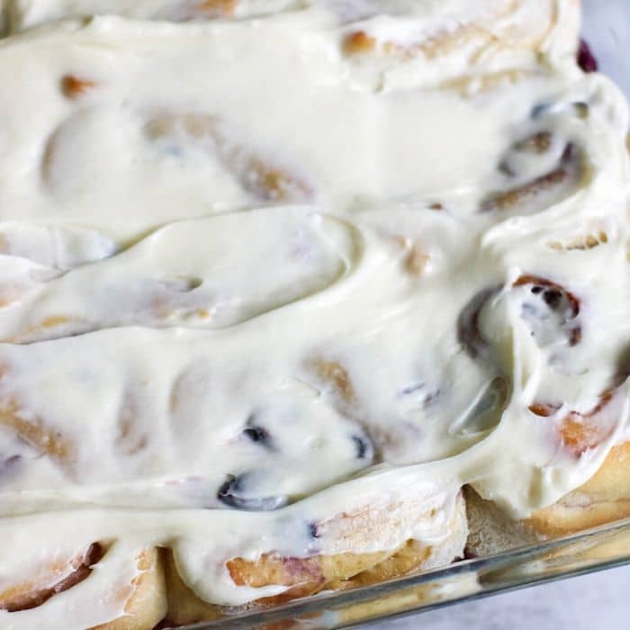 glazed sweet rolls