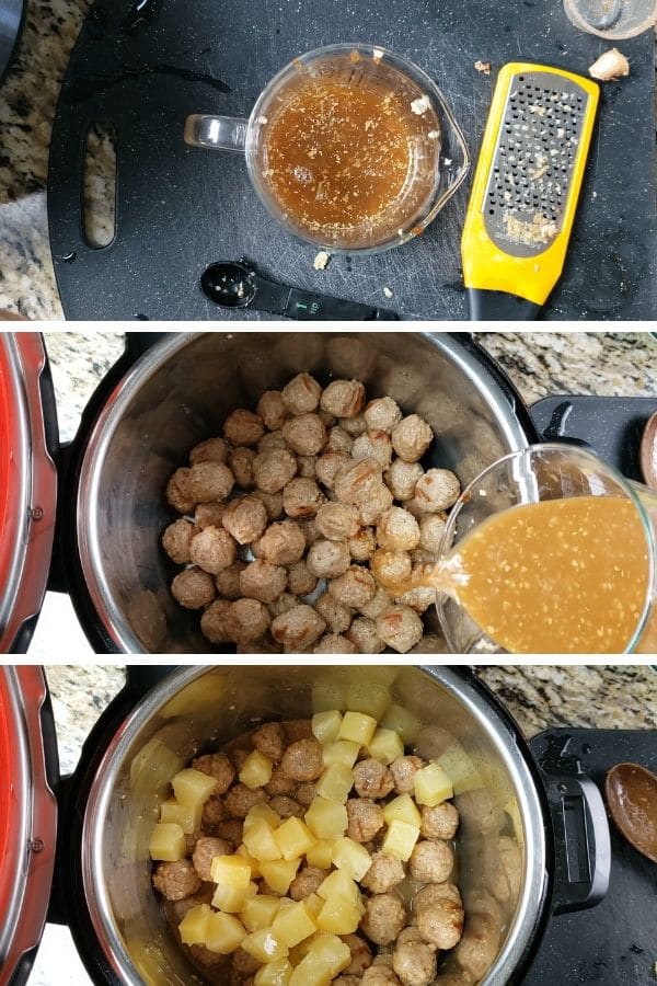 how to make instant pot hawaiian meatballs