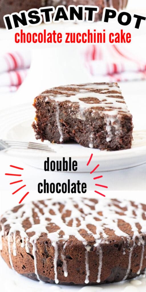 instant pot chocolate zucchini cake