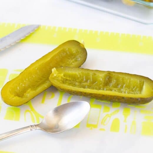 Bacon Wrapped Pickles Stuffed With Cream Cheese (Keto Approved!) • Bake