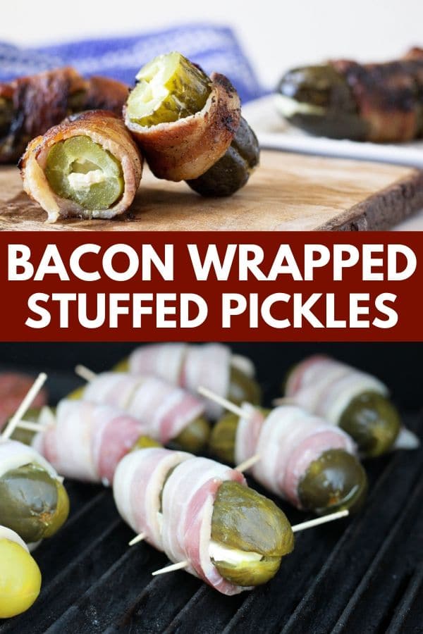 Bacon Wrapped Pickles Stuffed With Cream Cheese (Keto Approved!) - Bake ...