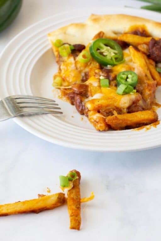 Chili Cheese Fries Pizza Recipe (with video) • Bake Me Some Sugar